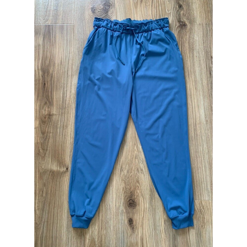 Lululemon Stretch High-Rise Keep Moving Jogger Lounge Pants Blue Womens Size 10